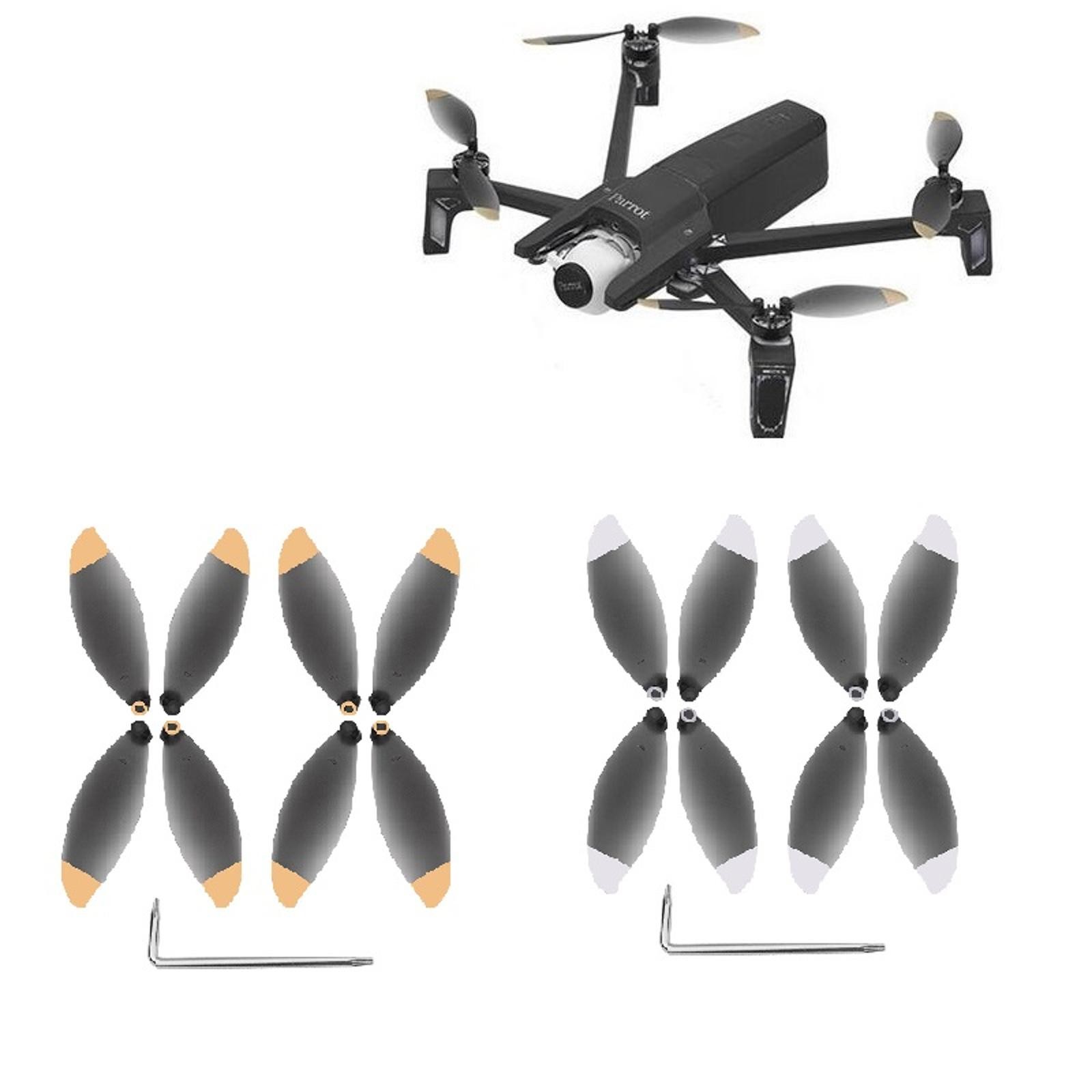 4 Pair Quick Release Propellers CCW CW Props With Tool For Parrot Anafi Drone c