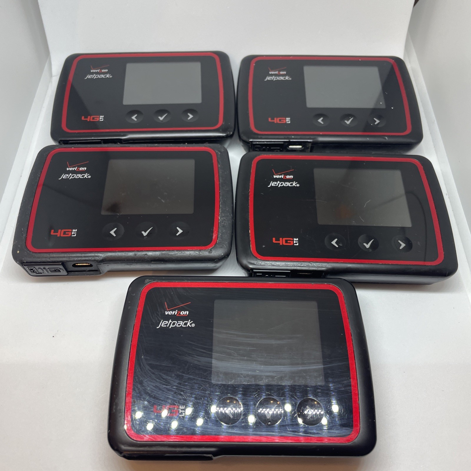 Lot 5 Verizon Jetpack MiFi 6620L 4G LTE WiFi Hotspot Modem AS-IS Parts