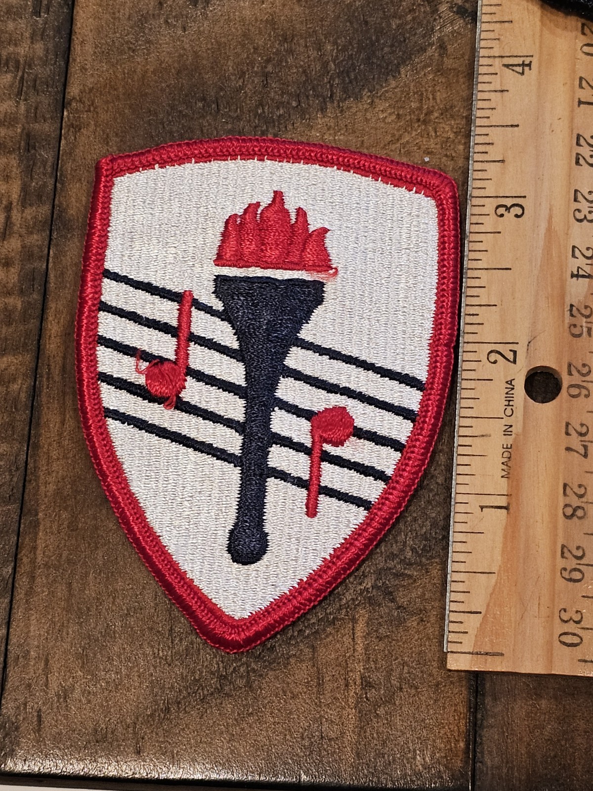 1960s 70s US Army Vietnam Cold War Music Shool Command Patch L@@K!!!