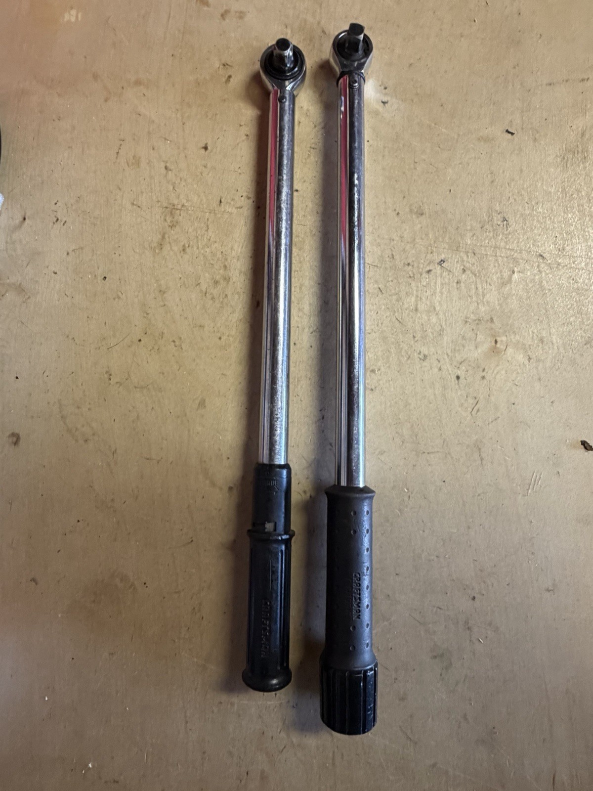 Craftsman Torque Wrench 1/2 - Used Non Working - Bundle of 2