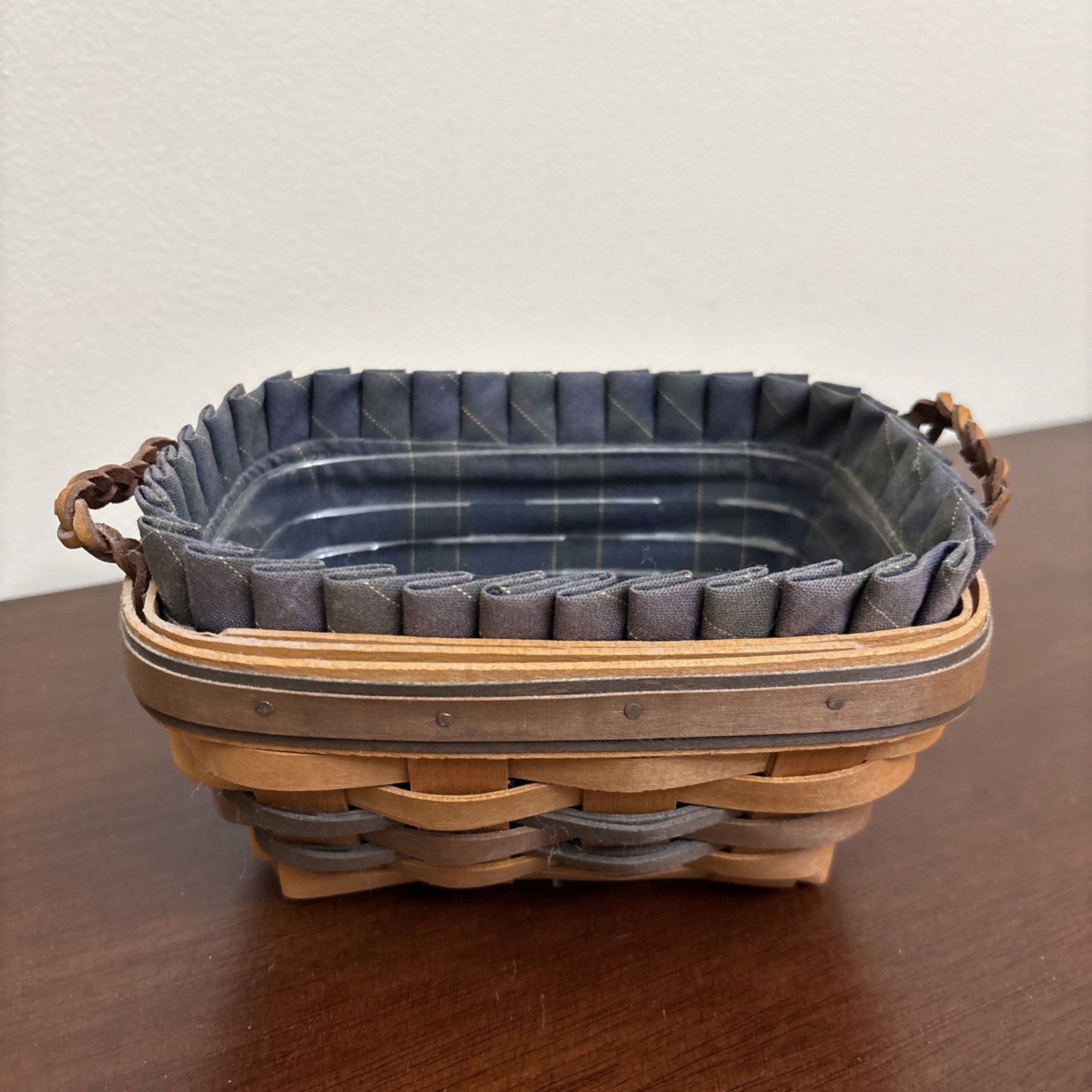 Longaberger Century Celebration Basket Protector & Membership Stripe Liner READ