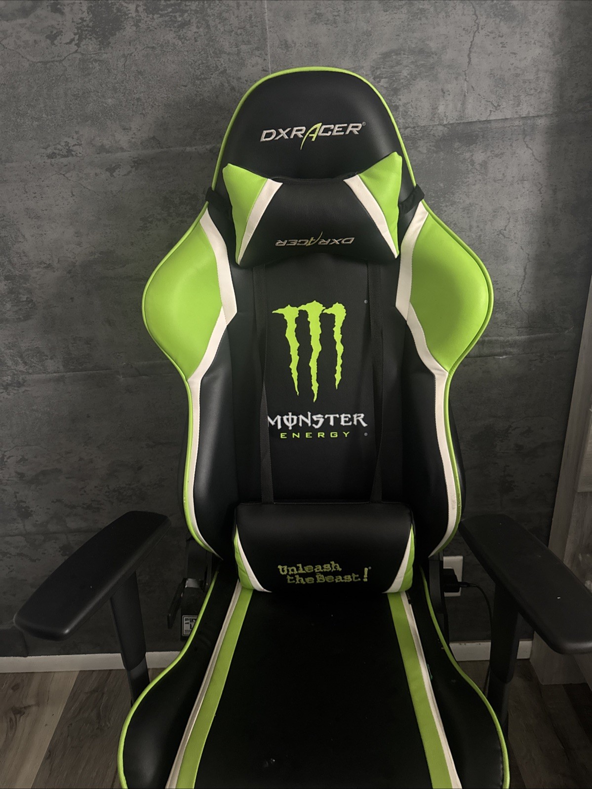 Monster Energy Gaming Chair In Great Condition Green And Black!! Get Urs Now