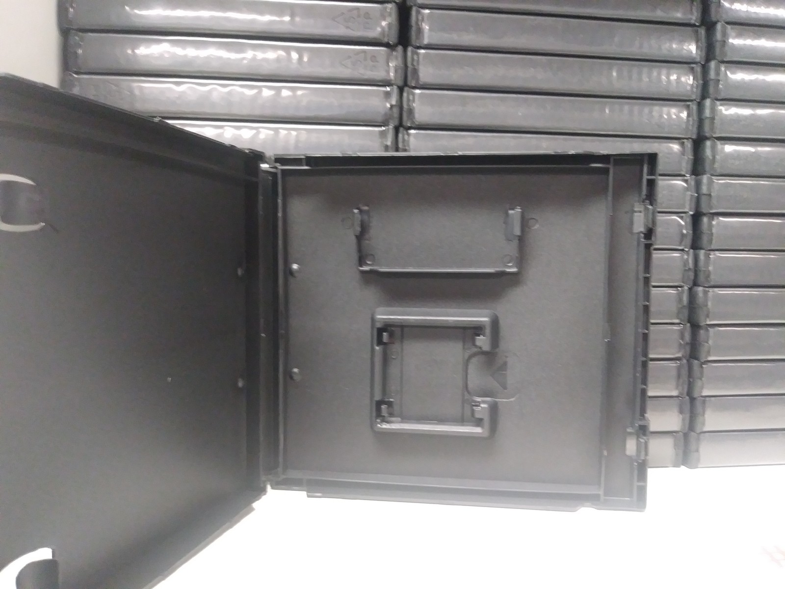 5 Standard Black Nintendo DS Empty Replacement Game Cases Boxes With Slot 0Z