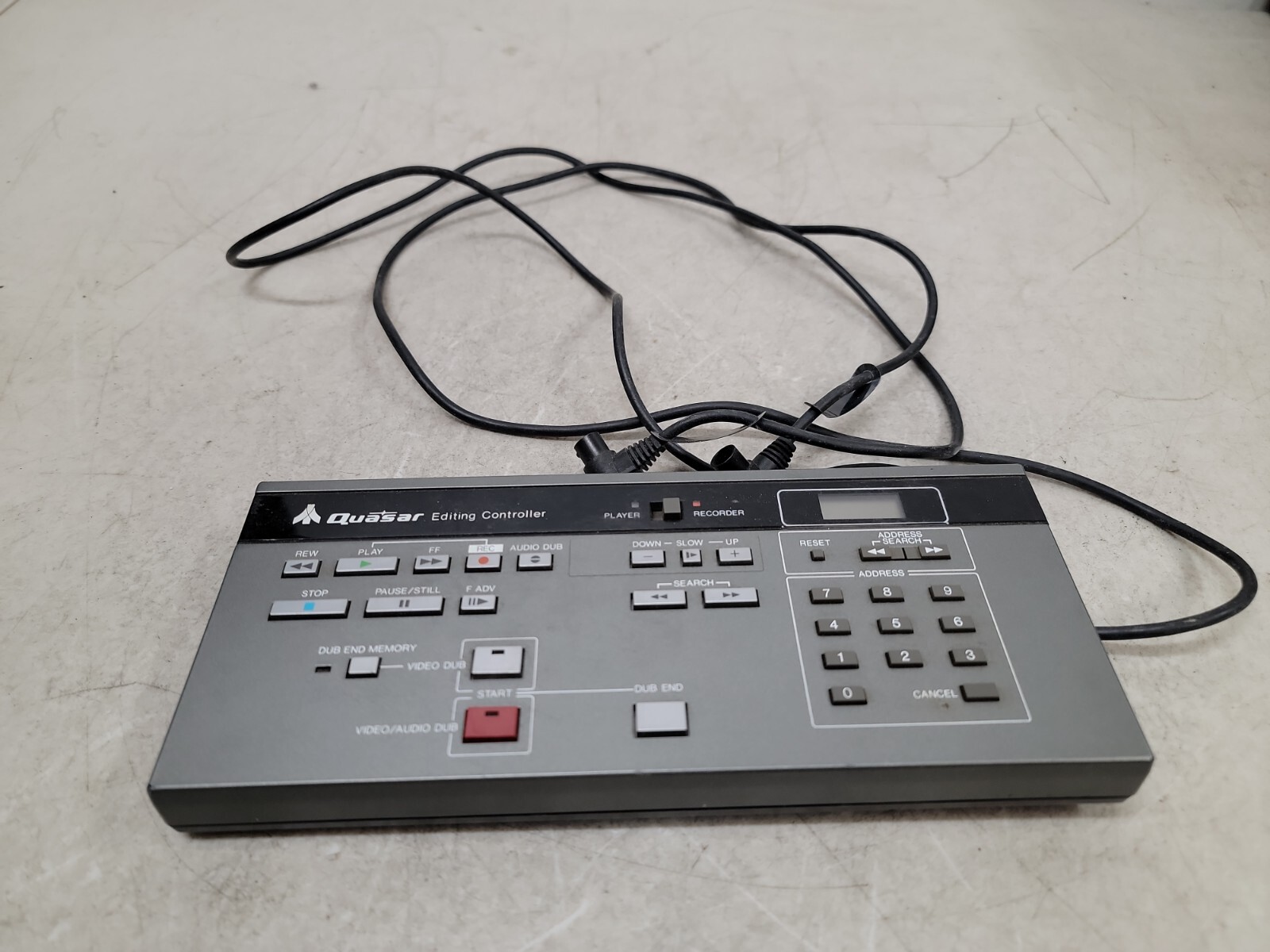 QUASAR VE582UQ EDITING CONTROLLER