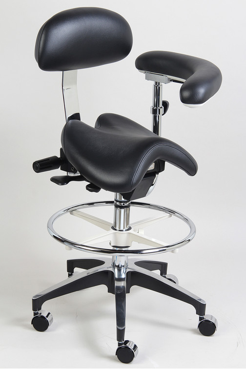 Dental Doctor Assistant Rimostool Sleek Saddle Assistant Stool, Premium Quality!