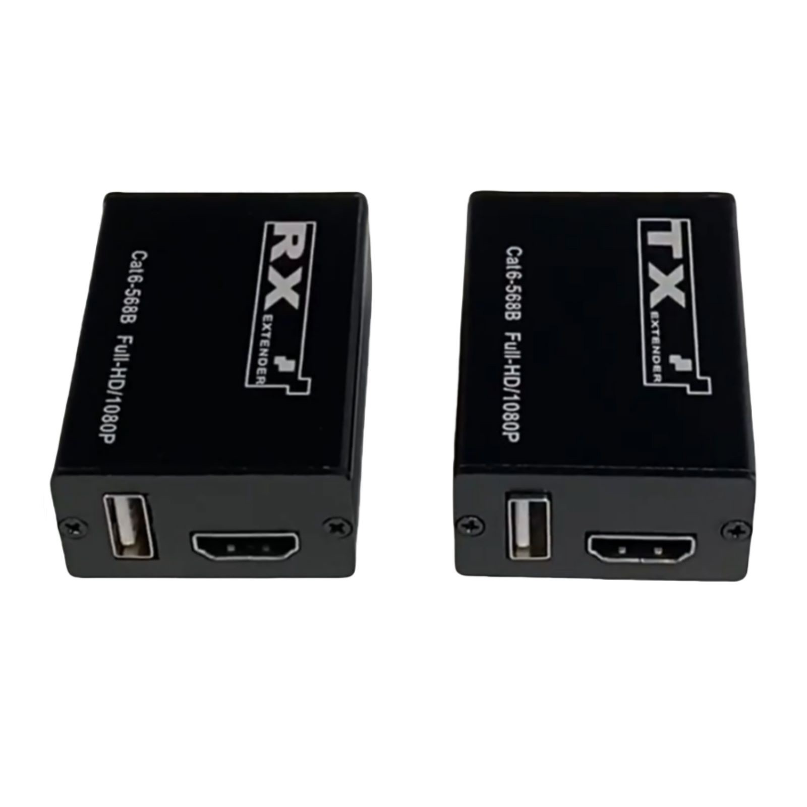 30M USB KVM HDMI Extender Adapter RJ45 Cat6 Ethernet Network Cable Accessories