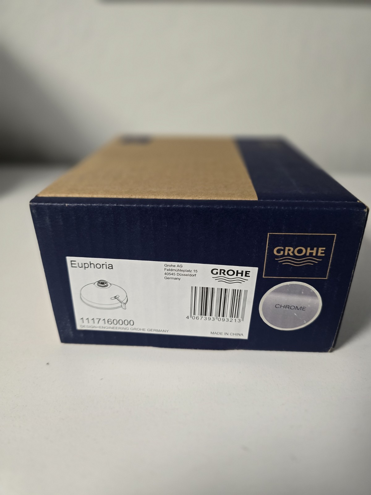 Grohe Euphoria 140 Multi Function Shower Head 1117160000 Chrome 1.75 GPM * New *