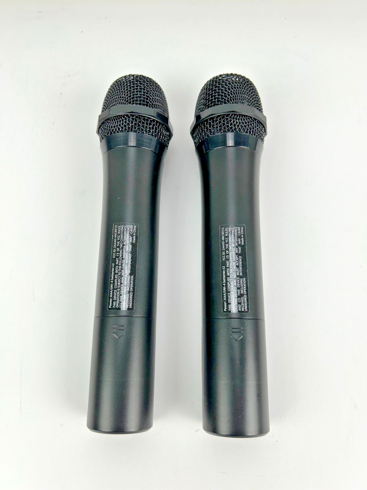 (2) Genuine Singing Machine Karaoke Replacement Wireless Microphones