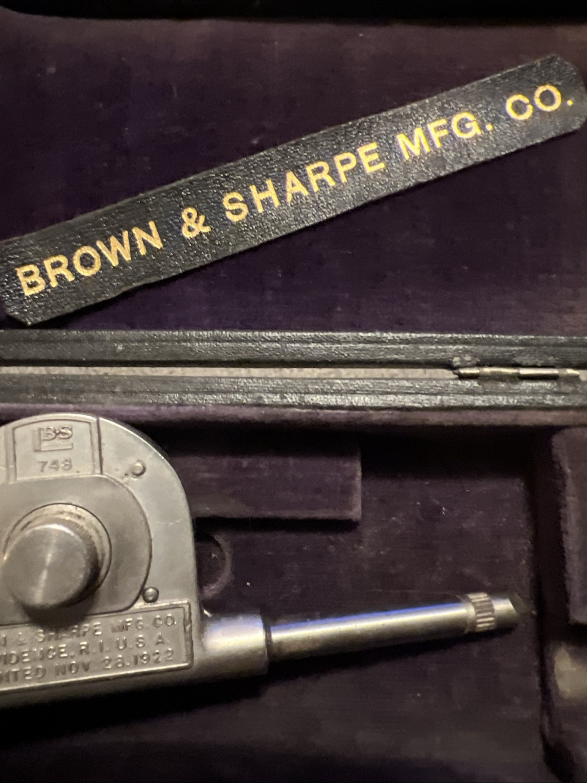 Brown & Sharpe 748 Calipers speed indicator