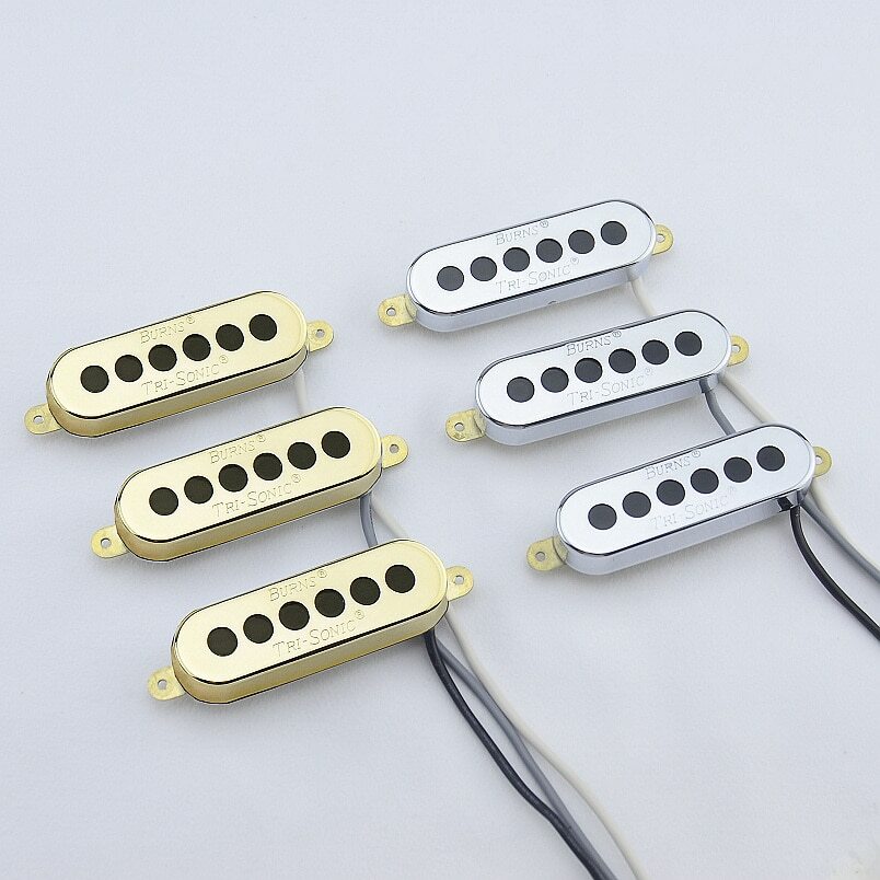 Original Genuine 1 Set Burns Tri-sonic Single Alnico Pickups For Electric Guitar
