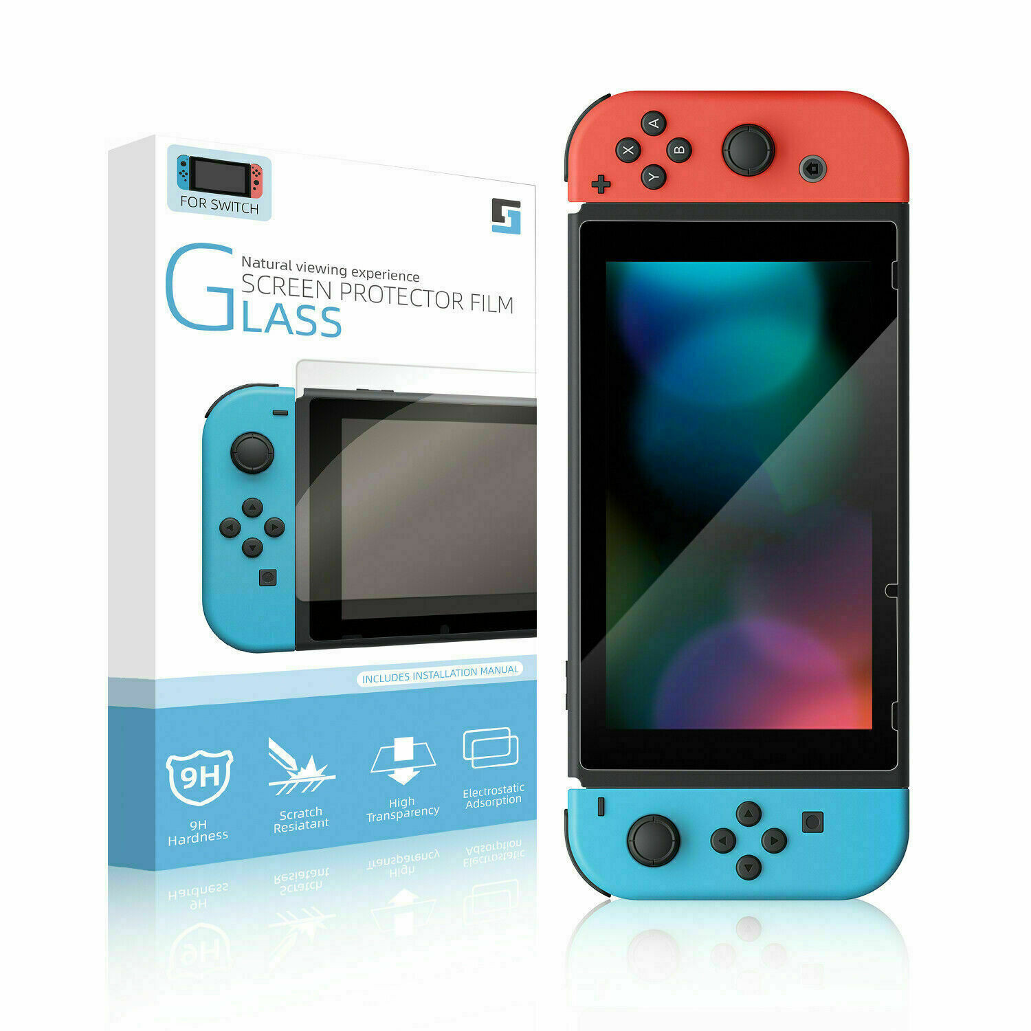 Protective Premium Tempered Glass for Nintendo Switch HD Screen 0.2mm Film