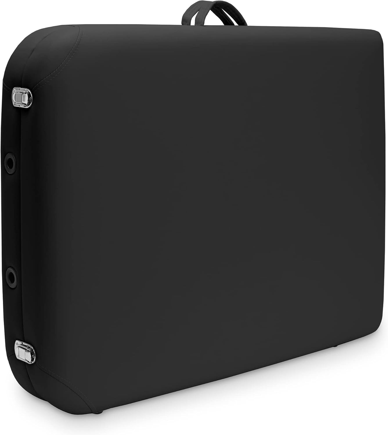 Saloniture Basic Portable Folding Massage Table - Black, 117-BLK