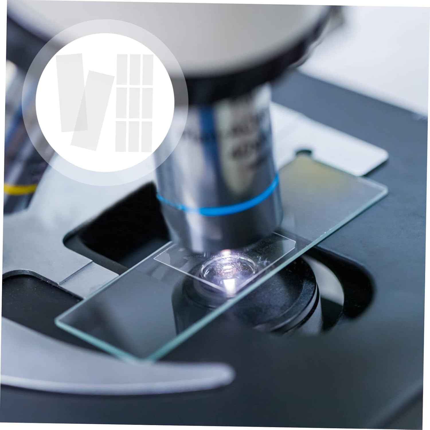 100Pcs Microscope Slides Premium Transparent Blank Microscope Slides for Laborat