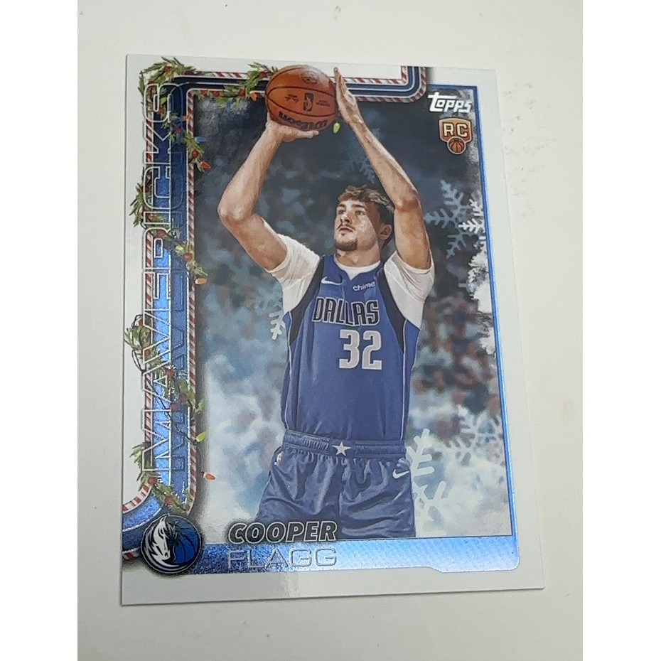 2025-26 Topps Holiday Cooper Flagg RC Rookie Mavericks Basketball Card