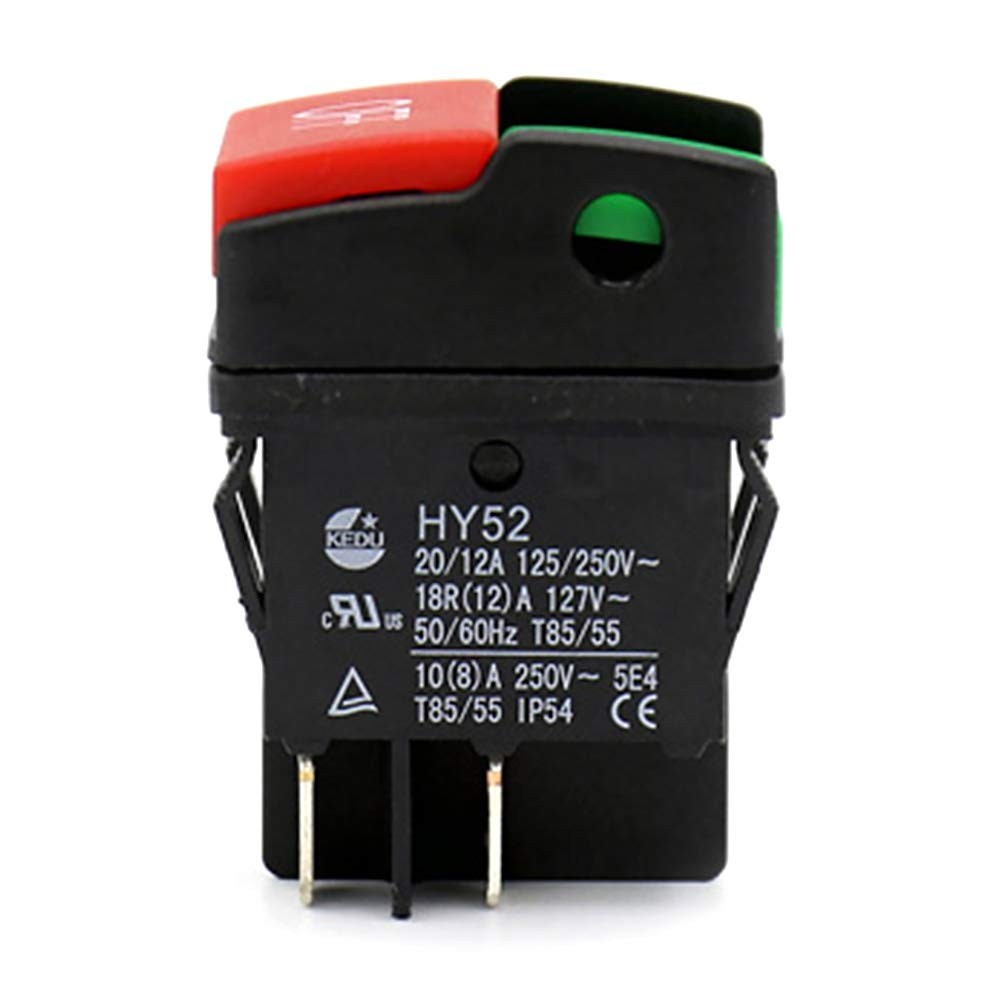 HY52 Equipment Push Button On/Off Start Stop Switch for Mechanical Device...