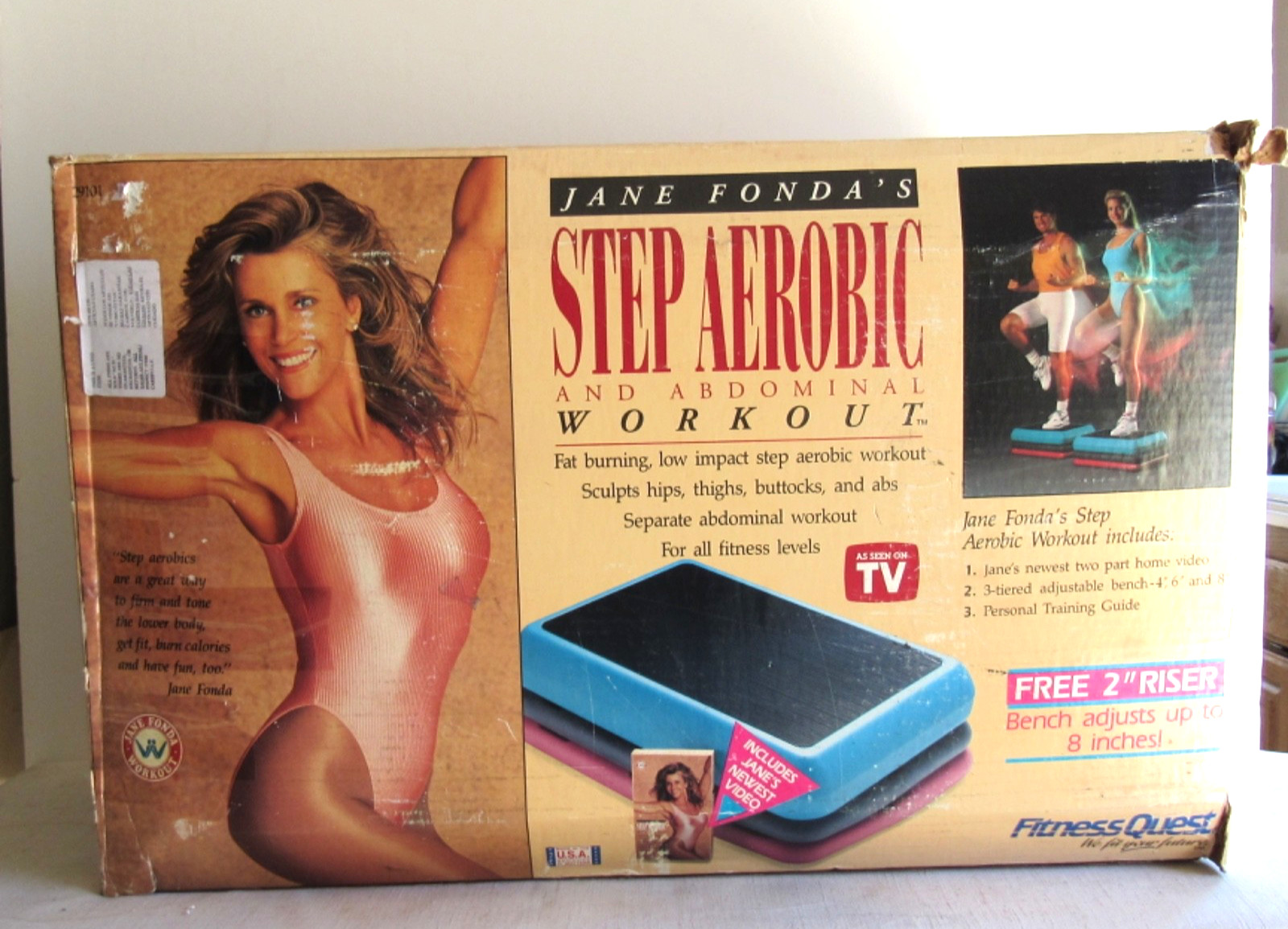 Vintage Jane Fonda Stepper Fitness Quest As Seen on TV *READ* PICK-UP ONLY