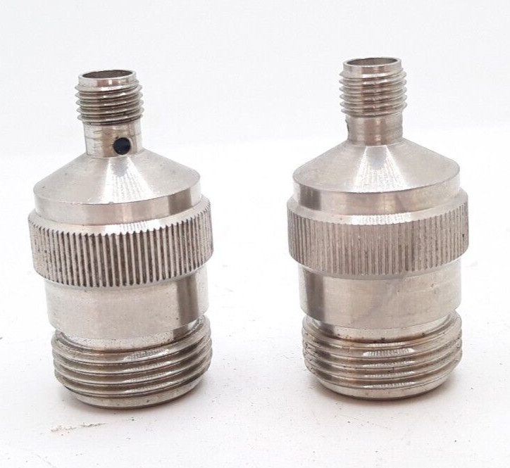 Two SMA to Type N Connectors