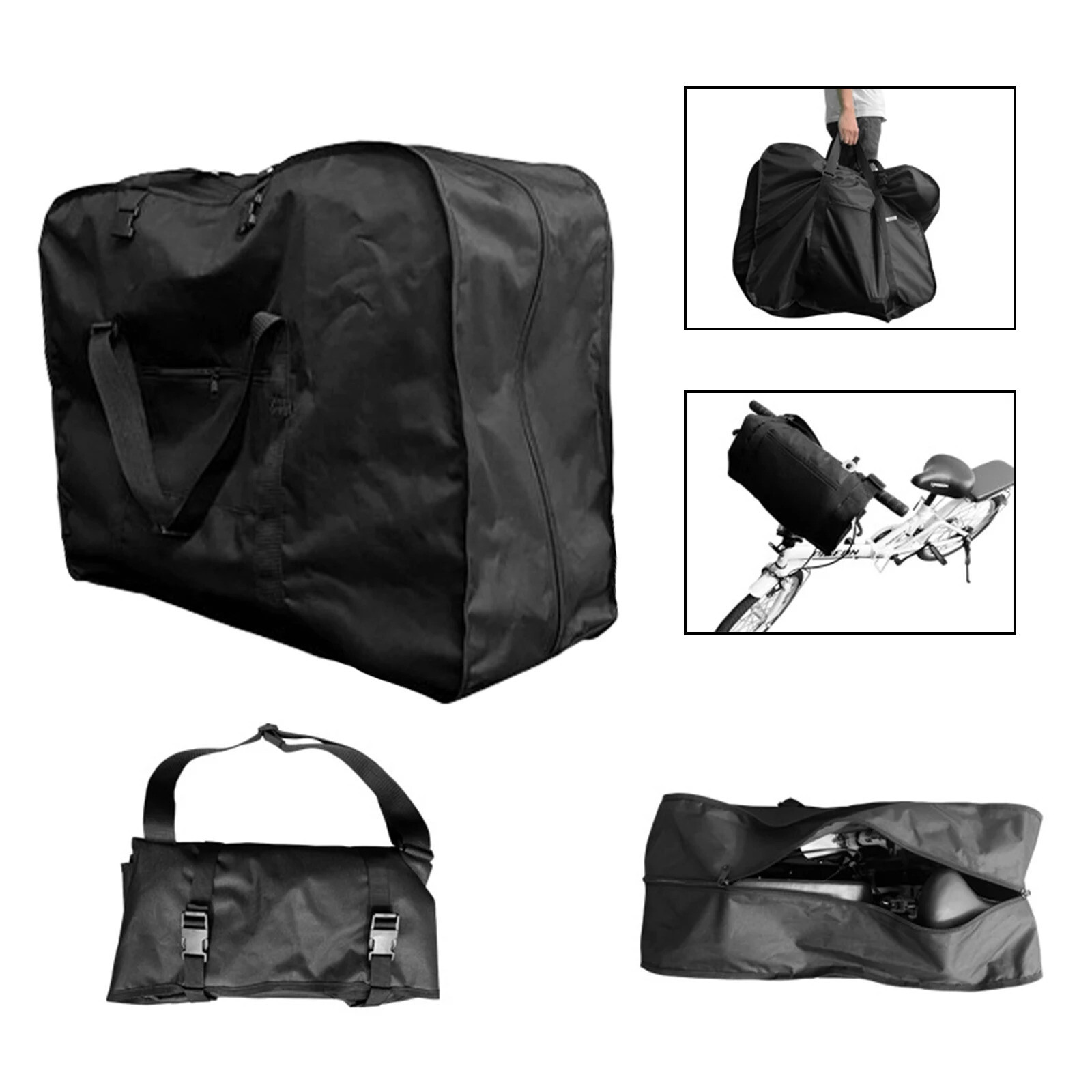 Travel Transport Storage Bag for Brompton and 14 16" wheel folding bikes Dahon