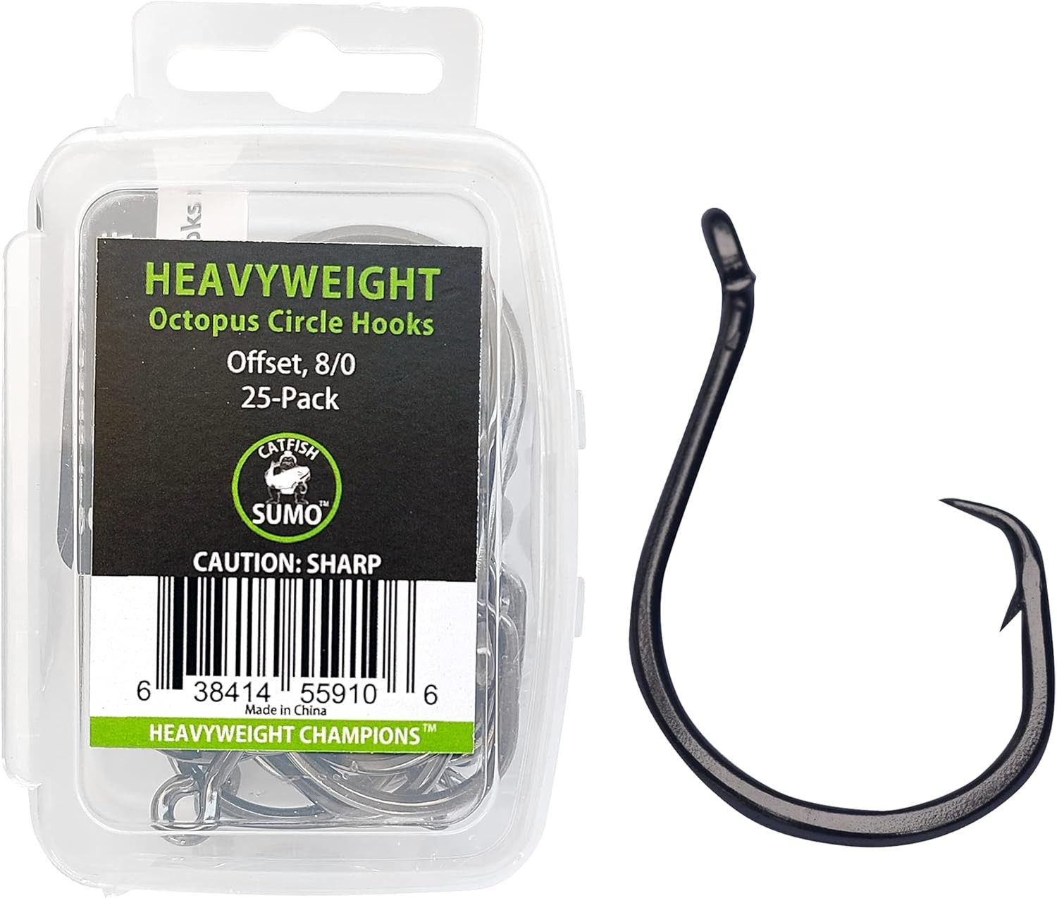 Heavyweight Catfish Hooks - Offset Ocus Circle Hooks
