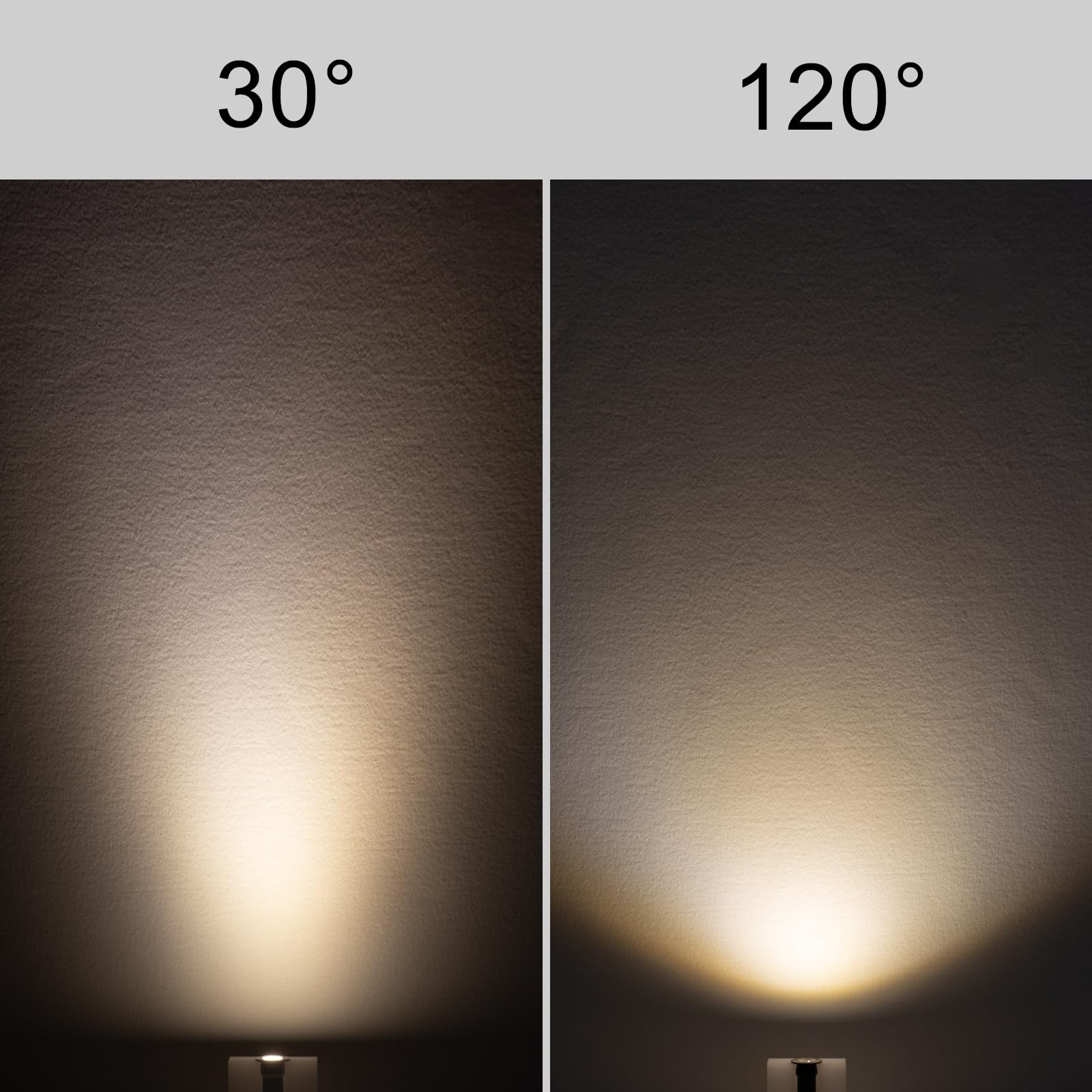 9 Pack Black 902 Mini LED Spotlight DC12V 1W 3000K Embedded Cabinet Light