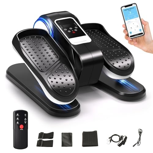 BLACK - UMITEC UNDER DESK ELLIPTICAL MACHINE APP QUIET ELECTRIC