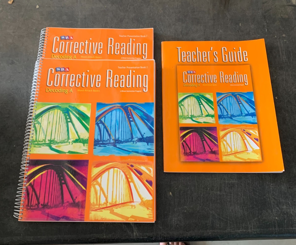 SRA Corrective Reading Decoding A Teacher Presentation Books and Teacher Guide