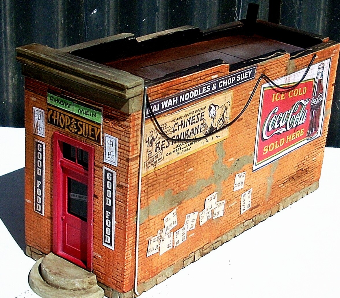 Downtown Deco O On3 On30 Scale Chop Suey Building kit + Bonus!