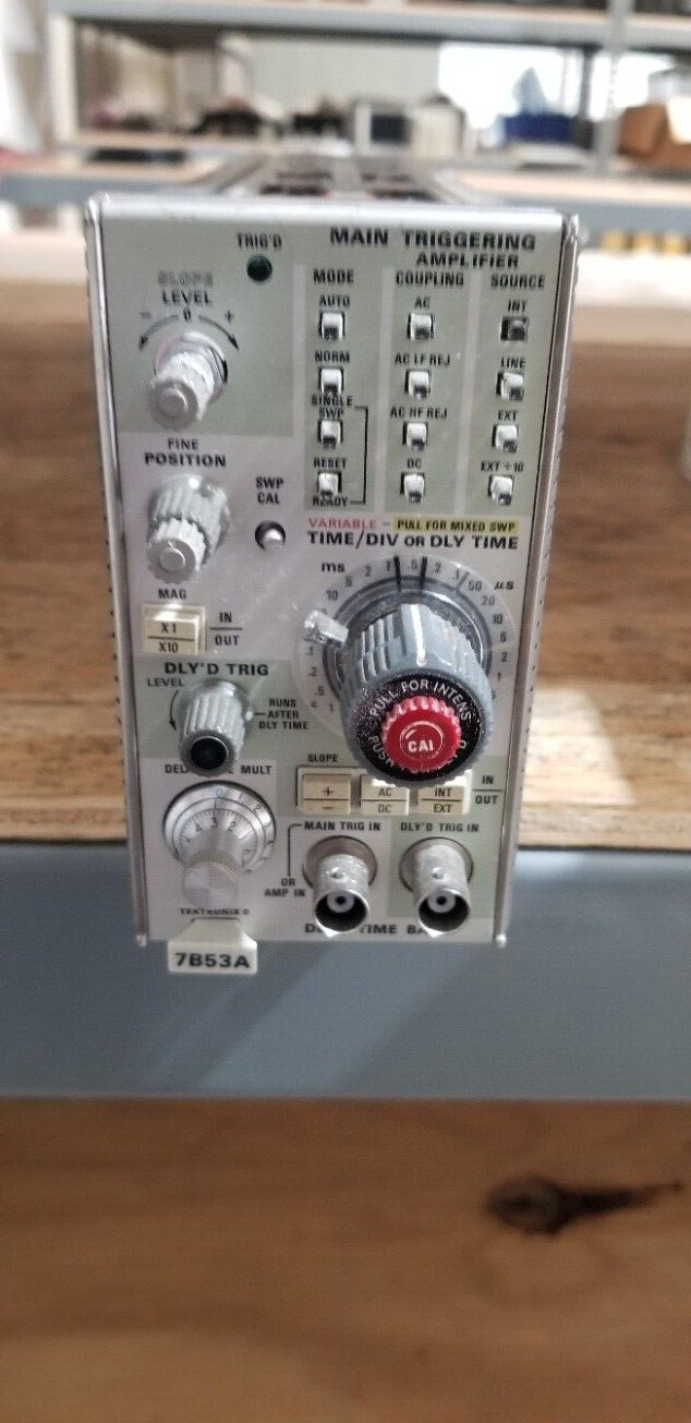 Tektronix 7B53A Dual Time Base Plug In Unit #7 READ!!
