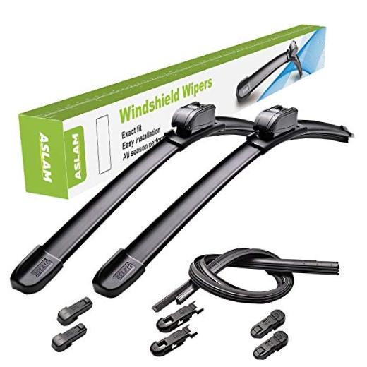 26 and 16 Front Windshield Wiper Blades 2 Pack | Streak-Free & Quiet Durable