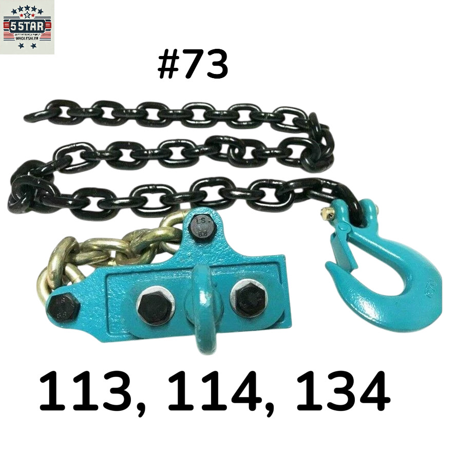 SET#73 AUTO BODY FRAME MACHINE 4 FEET CHAIN + SLIP + Mo-clamp style MCL0750 DEAL