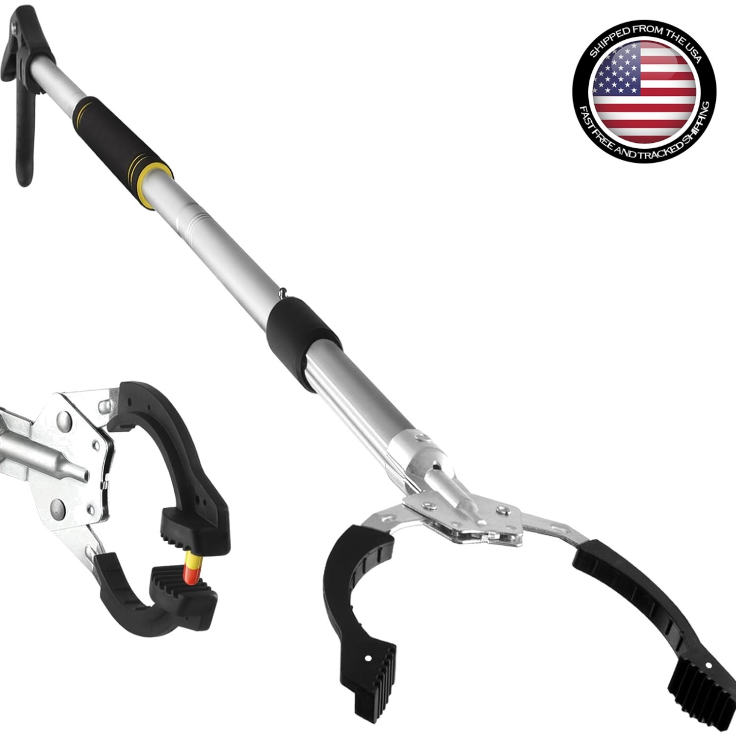Grabber Reacher Tool Extra Long, 55 Trash Picker Upper Grabber Heavy Duty St...