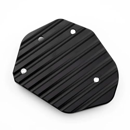 CNC Motorcycle Kickstand Pad Foot Side Stand Extension Support Plate Pad Red