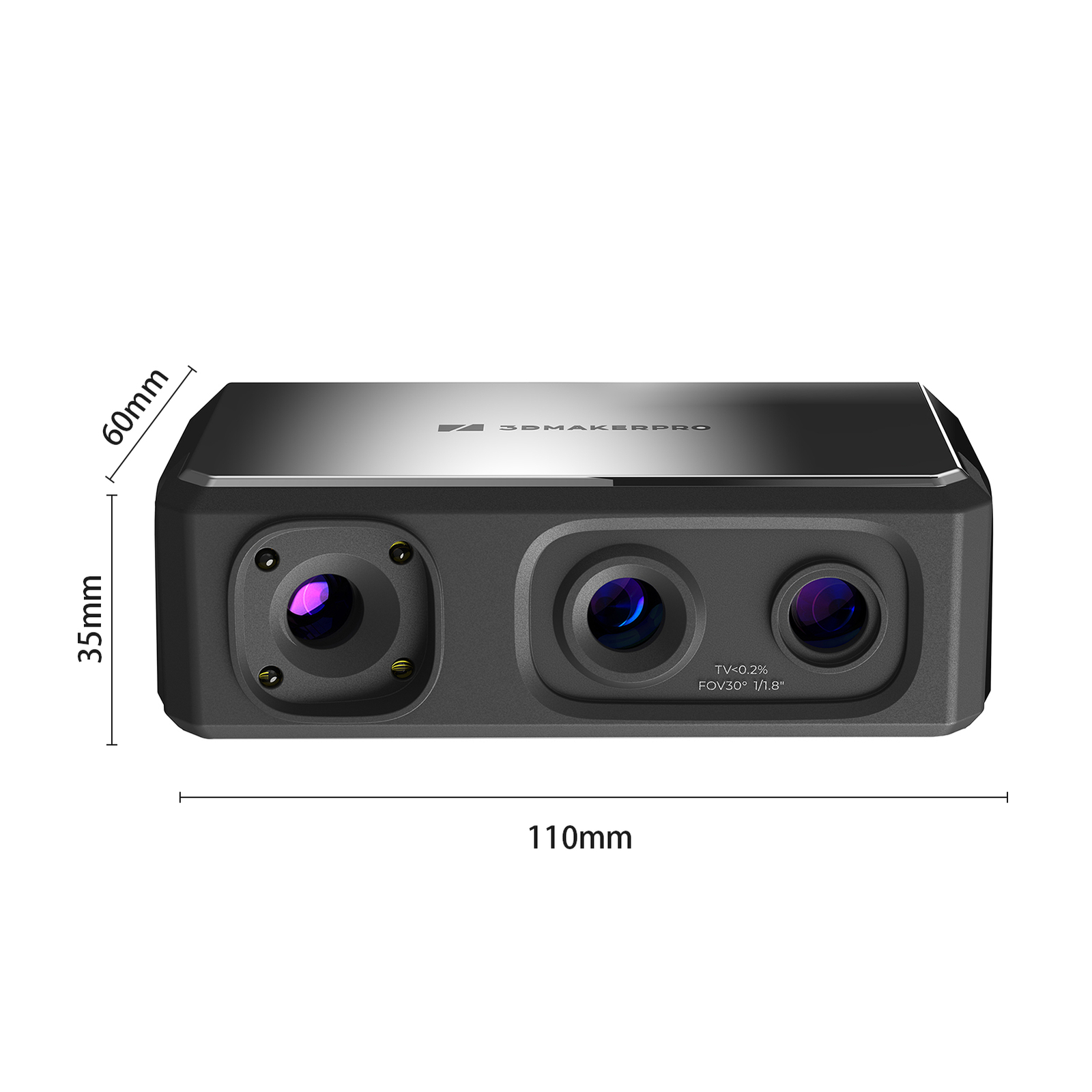 3DMakerpro Seal Lite 3D Scanner Compatible with Windows/MacOS/iOS/Android J9P7
