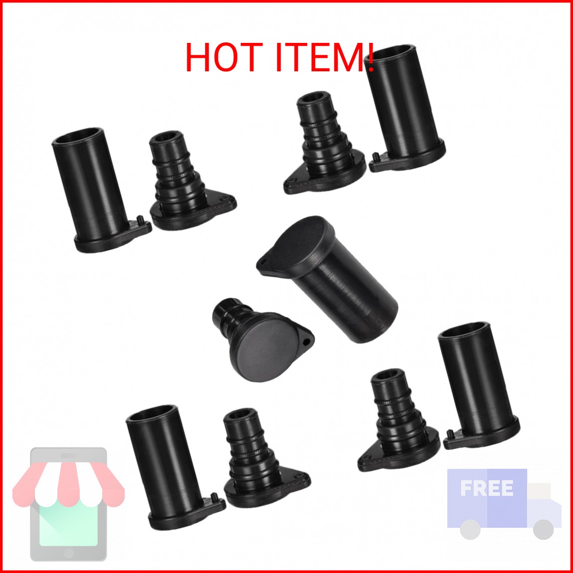 KarlKers Solar Connector Caps, IP67 Solar Panel Connector Cap Weather Resistant