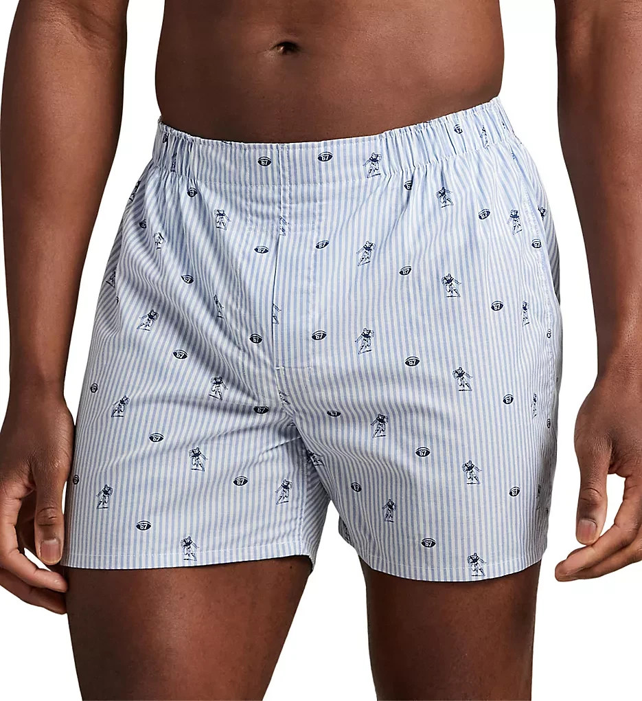 POLO RALPH LAUREN MENS 3 PACK COTTON WOVEN BOXERS UNDERWEAR#NCWBP3-NWT
