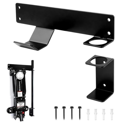 Jack Stand Wall Mount Rack Organizer, Heavy Duty Hydraulic Trolley Jack
