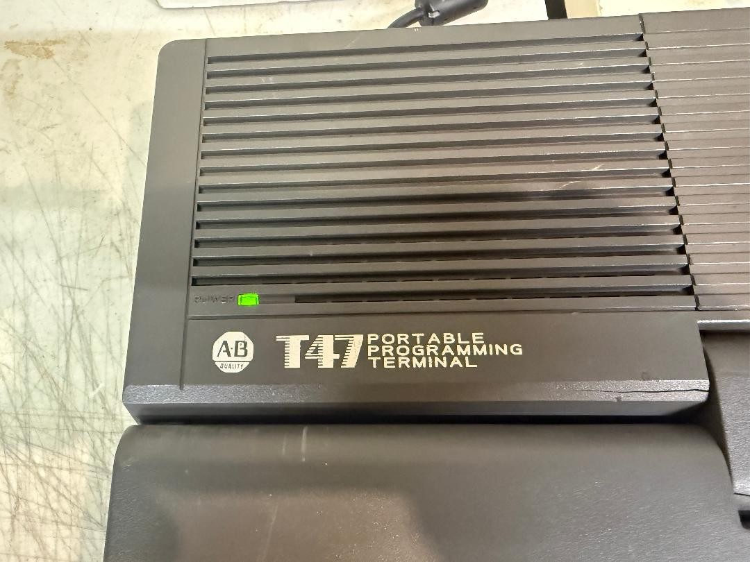 Allen Bradley T47 Portable Programing Terminal, Powers ON, For Parts