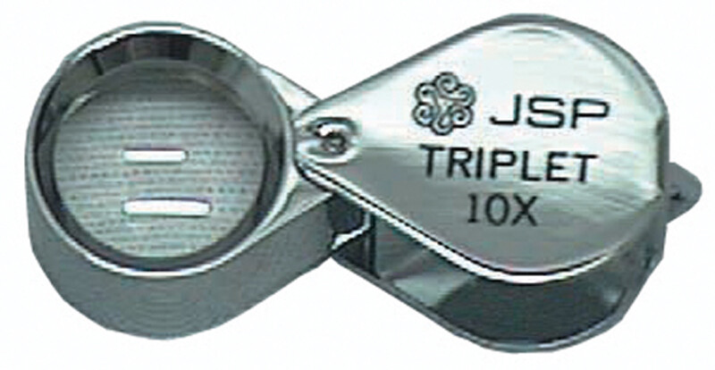 LOUPE CHROME 10X TRIPLET/JSP