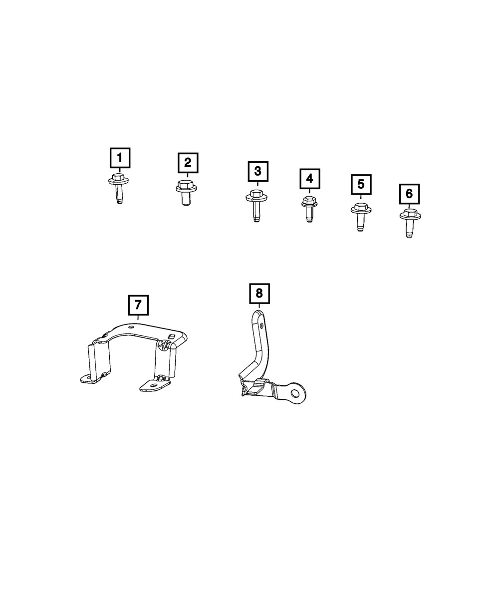 Genuine Mopar Wiring Bracket 68252468AA