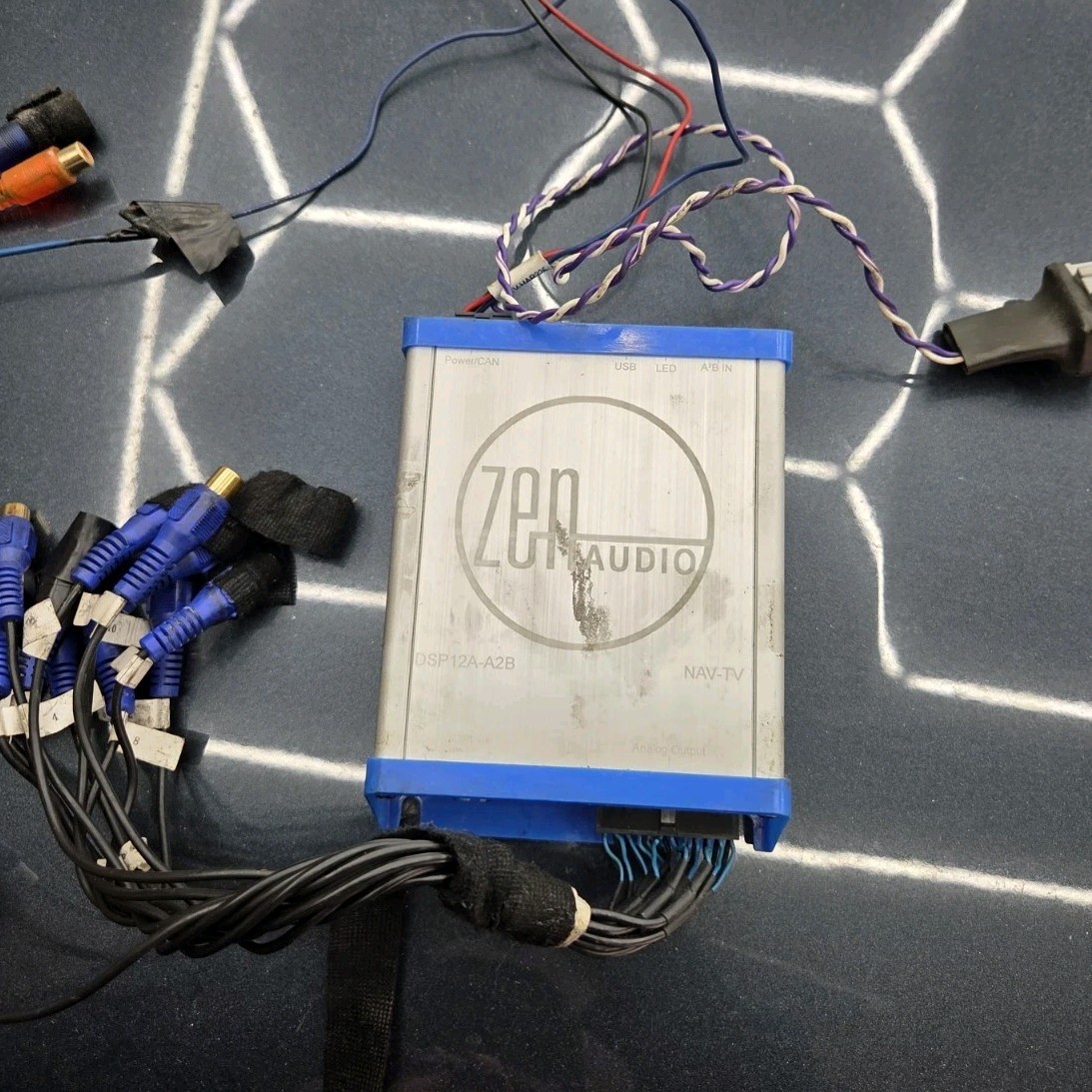 ZEN Audio DSP12A-A2B Car Audio Signal Processor RCA Connectors Model DSP12A-A2B