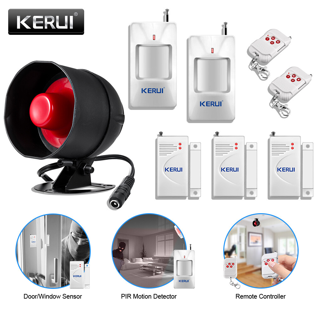 KERUI Wireless Home Shop Alarm Security System Alert Garage Burglar Door Sensor