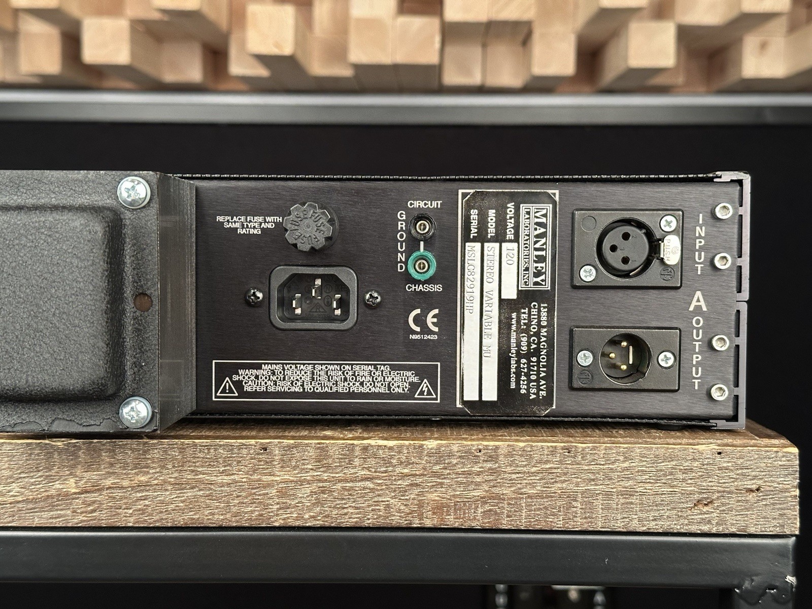Manley Labs Variable MU Stereo Tube Compressor Limiter. HP Filter SC. Vari Mu