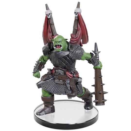 Orc Warlord - Pathfinder Battles - Cave Lurkers - D&D Icons Miniature