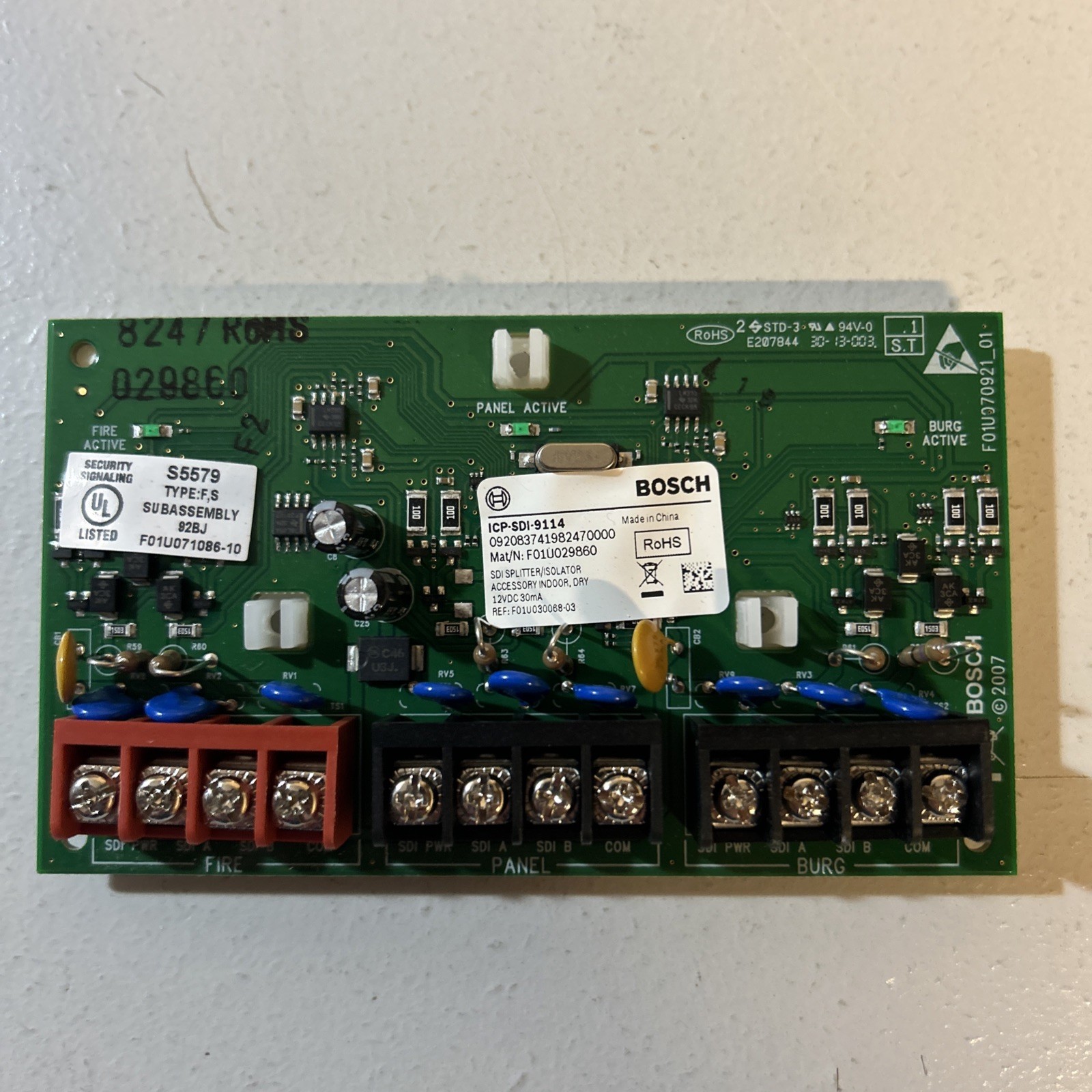 Bosch ICP-SDI-9114 SDI Bus Splitter Module New no box!
