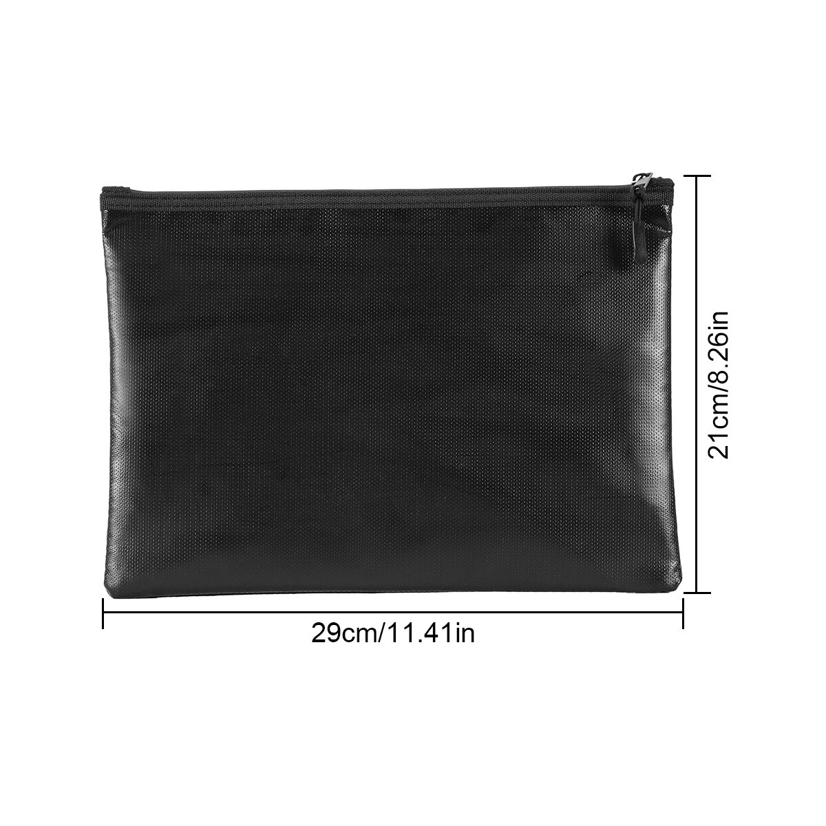 2000℉ Upgrade Fire Proof money Bag Fireproof Document Pouch Waterproof Safe Cash