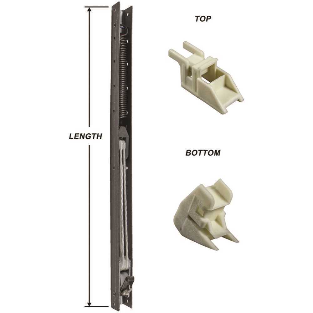 27 in. L x 9/16 in. W x 5/8 in. D Window Channel Balance 2630 with Top and Botto