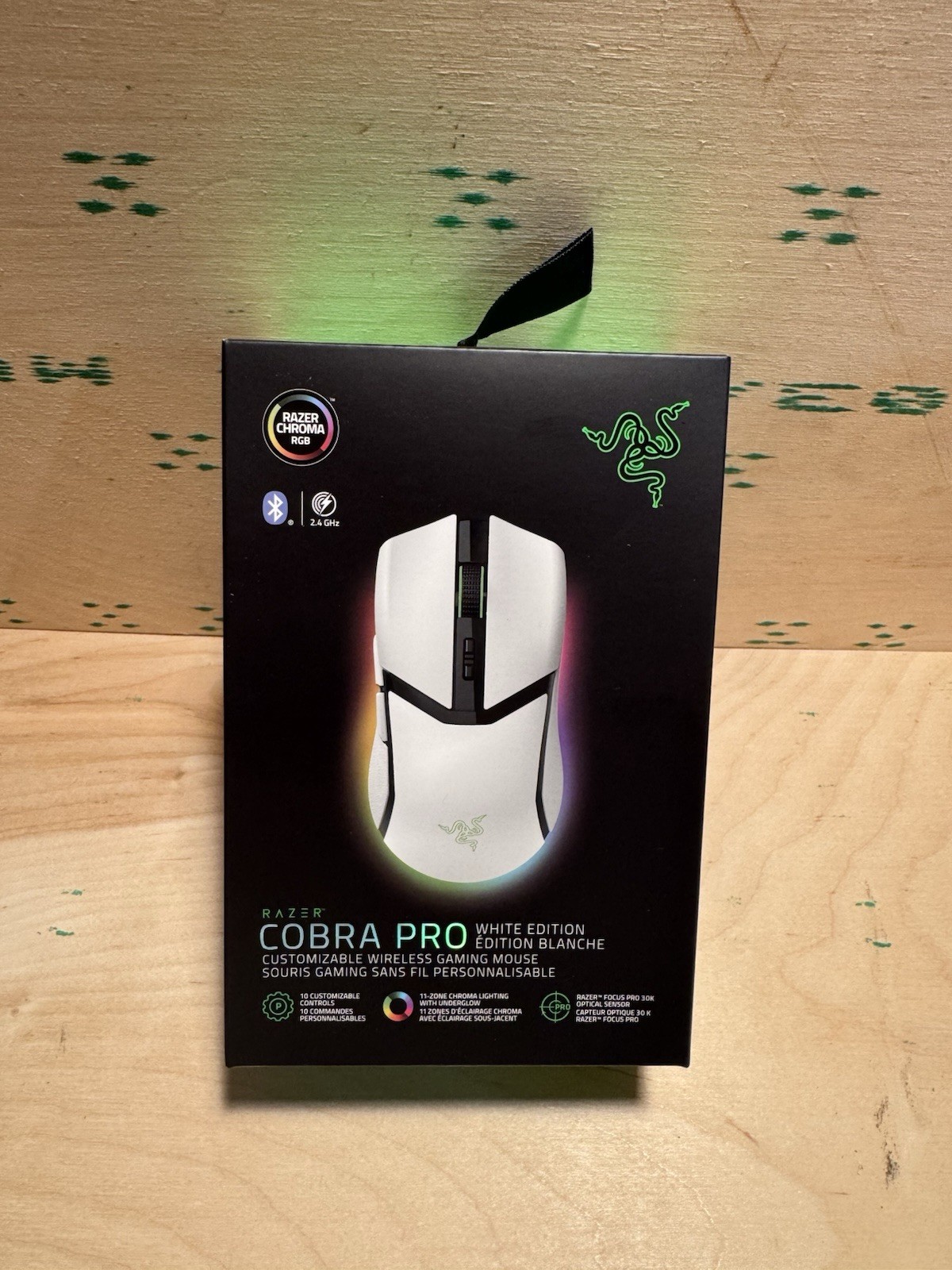 Razer Cobra Pro Wireless Bluetooth Gaming Mouse White Edition