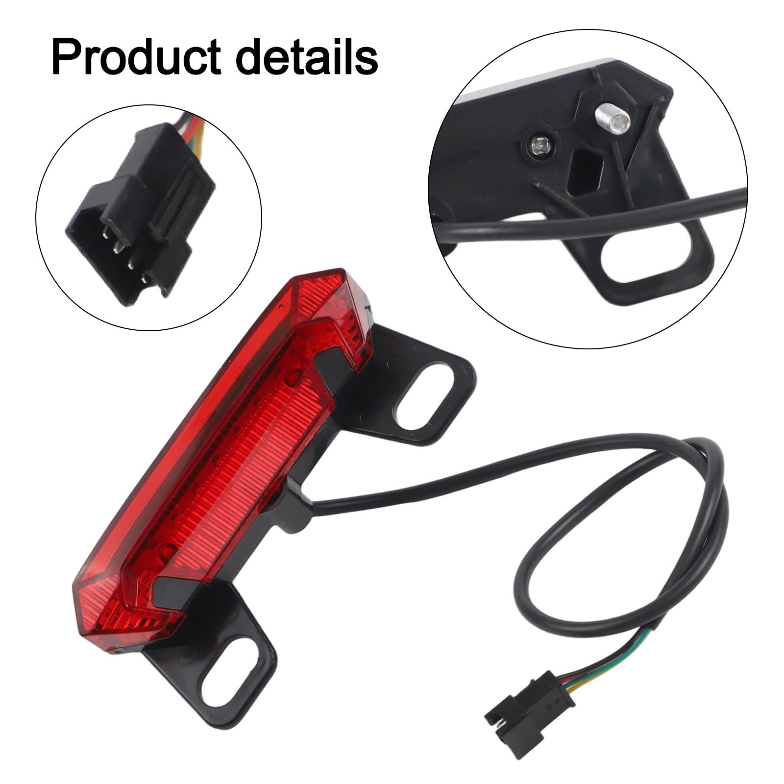 Ebike Rear Light Compact Size Long-lasting Performance Robust Materials