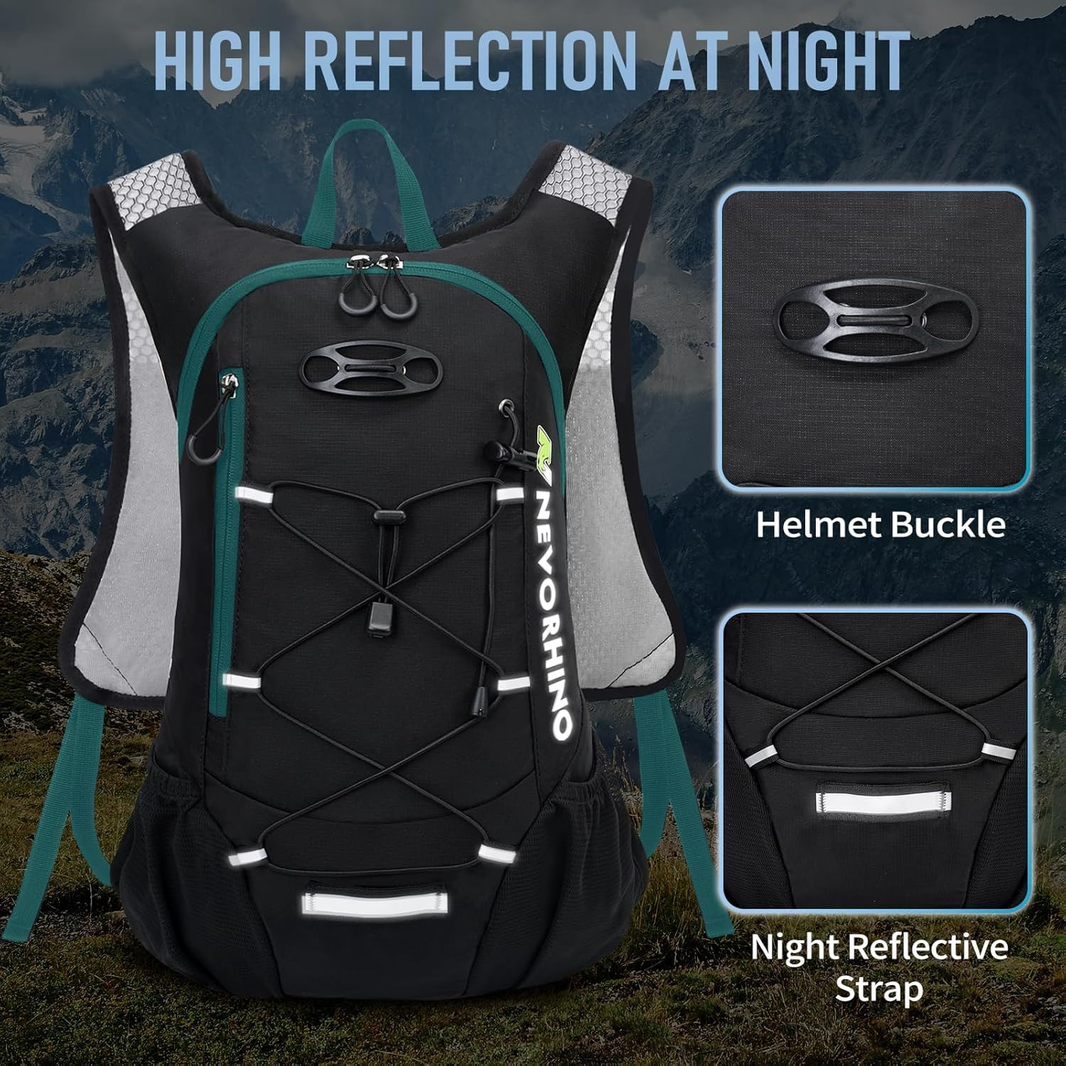Lightweight Hydration Backpack, Running Backpack with 2L Water Bladder, Hydro Wa