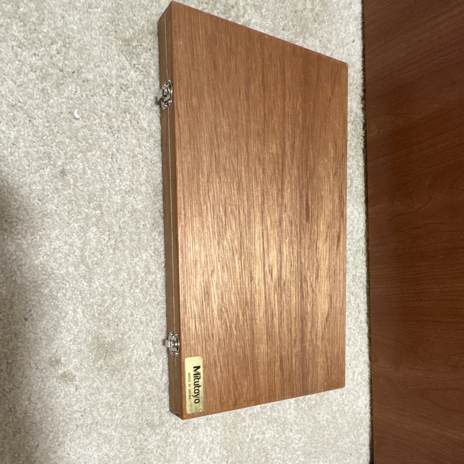 Mitutoyo Mechanical Depth Micrometer with Interchangeable Rod Type/Wooden Case
